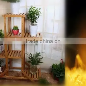 Outdoor Garden Wooden Planter/Wholesale Flower Pots/Wooden Bulk Flower Box thumbnail-2