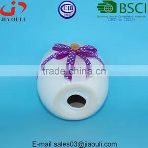 Easter Decorations Ceramic Spring Eggs With Ribbon Bowknot thumbnail-3