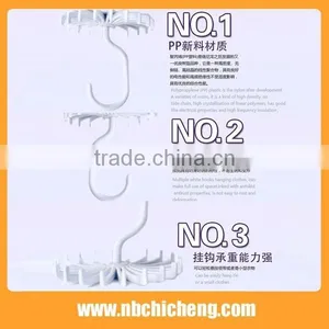 Plastic Tie Rack/Tie Rack for Closet/Plastic Tie Hanger/Tie&Belt Hanger thumbnail-5