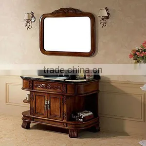 Solid Wood Cabinet Bathroom,Hotel Bathroom Vanity,American Antique Bathroom Vanity(BF08-4067) thumbnail-1