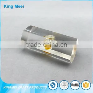 High Quality Cheap Desk Paper Weight Acrylic Foil thumbnail-2