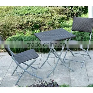 Cheap Rattan Wicker Dining Set Round Table With Chairs for Garden,patio and Outdoor thumbnail-1
