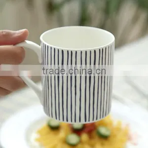 Japanese Style Stripe Decal 5pcs Ceramic Bonechina Dinnerware thumbnail-5