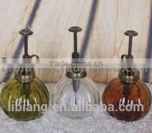Hot Sale Colorful Garden Glass Watering Can thumbnail-3