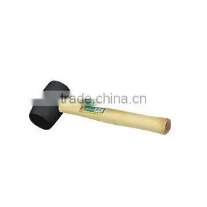 RUBBER MALLET WITH WOOD HANDLE thumbnail-1