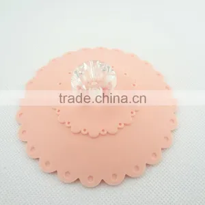 Silicone Cup Lids - Diamond Mug Cover - Silicone Glass Cover Suction Lids for Coffee and Tea Cup thumbnail-3