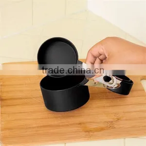 Hot Sale White 6 Set Plastic Flour Scoop for Kitchen Tools, OEM Tea 1/2 Cup Plastic Measuring Scoop, OEM Mini Scoop China Maker thumbnail-1