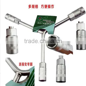 BERRYLION 12mm, 14mm, 17mm Three Triangle Socket Hex Head Wrench Cross Wrench for Sale thumbnail-4
