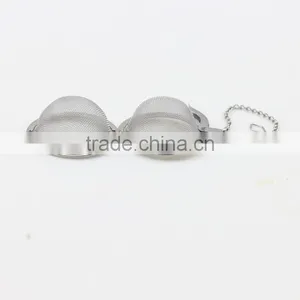 Silver Tone Mesh Tea Ball Infuser For Loose Tea Leaves thumbnail-5