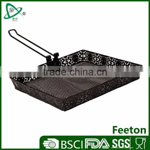 Non-stick Fancy Design Grill Pan With Folding Handle thumbnail-1