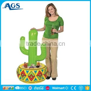 Custom Design PVC Inflatable Party Cactus Beer Cooler thumbnail-1