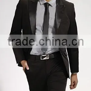 Plain Style Dark Black Men Pants thumbnail-4