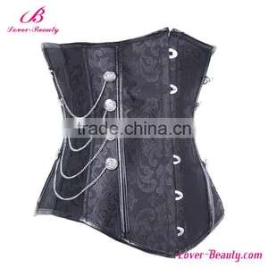 Belly Chain Leather Corset Underbust thumbnail-1