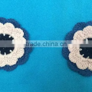 Machine Crochet Flower Applique thumbnail-2
