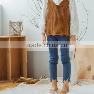 Zm35739a New Model Autumn Girls Jeans Pants Casual Kids Trousers thumbnail-3
