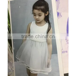 Latest Baby Girl Beaded White Wedding Dress thumbnail-1