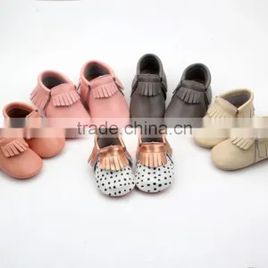 Top Selling Leather Baby Baba Shoes Moccasins Baby 2017 thumbnail-1