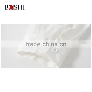Factory Price For Embroidered Flower Of Ladies Casual Double Breasted Shirt thumbnail-6