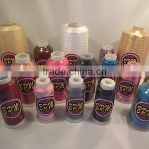 High Quality Promotional Luminous Polyester Embroidery Thread thumbnail-1