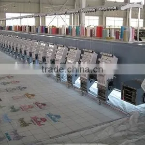 fs 628 28heads 6colors Flat Computerized Embroidery Machine thumbnail-1