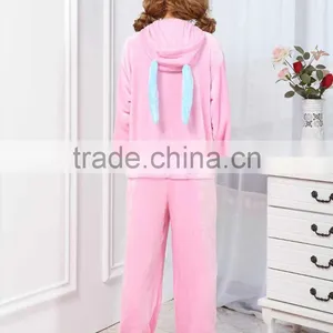 Soft Fannel Warm Rabbit Costume Wholesale Bunny Costume Animal Adult Onesie thumbnail-2