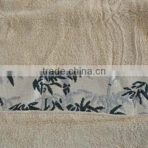 Bamboo Towel With Jaquard Face Towel thumbnail-5
