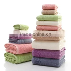 Wholesale Luxury 100% Cotton Jacquard Hotel Bath Towel Set thumbnail-1