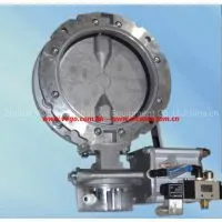 SICOMA Pneumatic Butterfly Valve ,double Flanged thumbnail-1