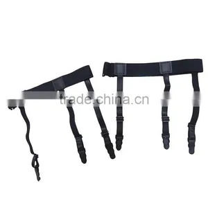 Punk Mens Adjustable Invisible Shirt Stays Garters Leg Thigh Elastic Garter Belt Suspender Accessories thumbnail-1