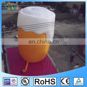 2017 Advertising Giant Inflatable Promotional Beer Cup, Giant Inflatable Beer Mug for Promotion thumbnail-4