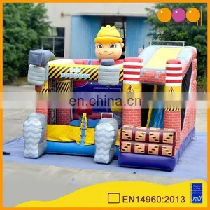 AOQI Hard-wearing Quality Fanstastic Big Inflatable Builders Combo thumbnail-1