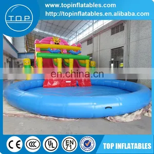 Best Selling 0.55mm PVC Tarpaulin Jumping Castles Inflatable Water Slide thumbnail-1