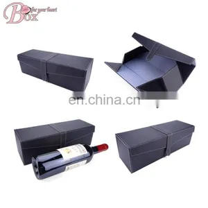 Custom Foldable High Quality Wine Cardboard Gift Box thumbnail-1