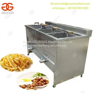 High Quality Semi Automatic Deep Frying French Machine|Easy Operate Potato Chips Deep Fryer Machine thumbnail-2