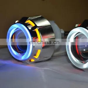 2.5" Hid Xenon Halo Projector Headlights for h1 h4 h7 With Ccfl Angel Eyes thumbnail-3
