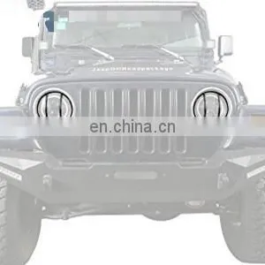 T089 Black Steel Headlight Guard Cover For Jeep Wrangler TJ 1997-2006 thumbnail-5