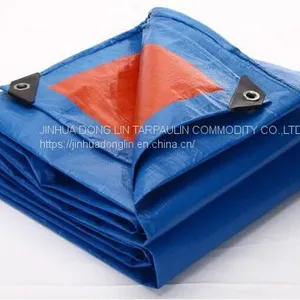 Blue Orange Tarpaulin 8x7 8x8 10x8 For Cargo Protection thumbnail-1