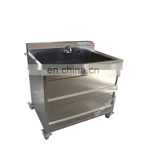 Automatic Ozone Bubble Mushroom Vegetable Washer Orange Grape Strawberry Fruit Washing Machines thumbnail-5
