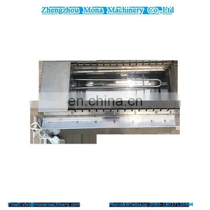 Automatic Satay Skewer Grill Machine / Charcoal Rotary Kebab Grill Roaster thumbnail-4