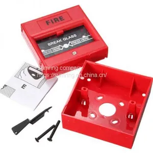 Fire Alarm Button Fire Alarm Glass Break Switch for Normally Closed Evacuation Door Control Alarm System thumbnail-1