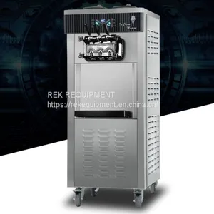 Commercial Floor Style Frozen Yogurt Soft Ice Cream Machine Whatapp/wechat 008613824555378 thumbnail-1