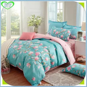 100% Polyester Pigment Printed Brushed Microfiber Fabric for Home Textile thumbnail-1