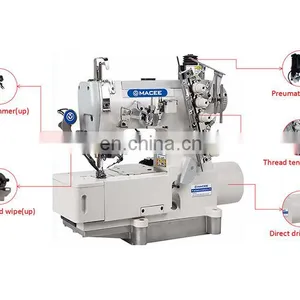 MC 500D-01CB/PUT-A DIRECT DRIVE HIGH-SPEED INTERLOCK SEWING MACHINE WITN AUTO THREAD WIPE(UP) AND AUTO TRIMMER(UP) thumbnail-2