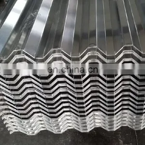 Galvanized Zinc Aluminium Wave Corrugated Board Plate Roofing Sheets thumbnail-1
