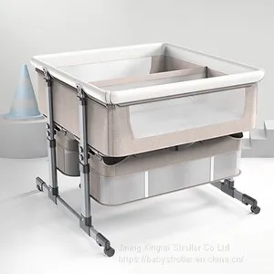 Twins Baby Crib, Double Baby Cot, Twins Baby Bed thumbnail-2