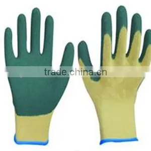 the Full Palm Latex Coated Gloves/safety Gloves/green Latex Palm Gloves thumbnail-1
