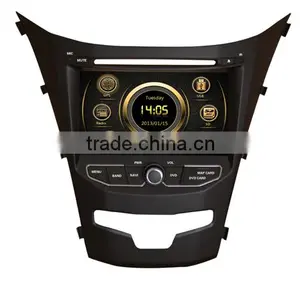 Factory Price Wince 6.0 Car Gps for Ssangyong 2014 Korando With GPS/Bluetooth/Radio/SWC/Virtual 6CD/3G Internet/ATV/iPod/DVR thumbnail-1