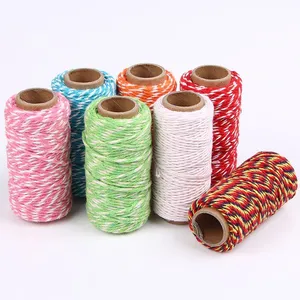 Factory Hot Sells Plied Cotton Ball/Mop Double Color Cotton Rope thumbnail-1