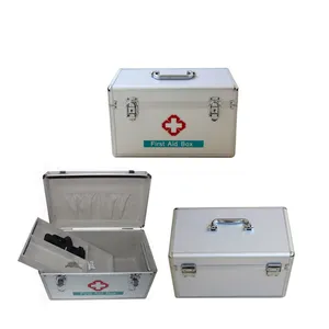 Medical Emergency Home First Aid Kit With Supplies Set Bags Box Travel Waterproof Alloy First Aid Box thumbnail-1