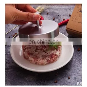 Stainless Steel Burger Patty Press, Adjustable Hamburger Press Patty Maker thumbnail-5